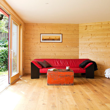 Solid Log Garden Room
