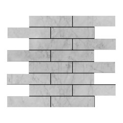 Carrara Marble Italian White Bianco Carrera 3x12 Marble Tile Polished - Home Accessories & Decor