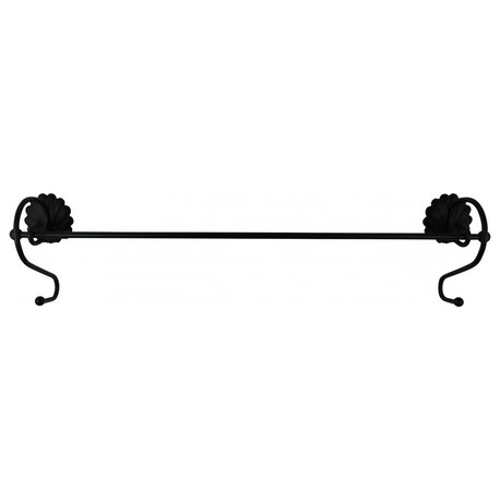 Towel Bar Black Steel Sanibel Towel Bar 24" |