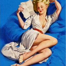 Pin-up Wall Paper 1940