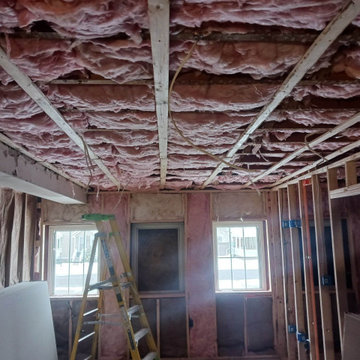 Framing, Insulation, And lighting installation