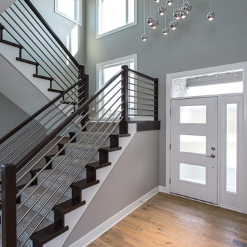 1 1/2 Story Moern Prairie Plan #66118