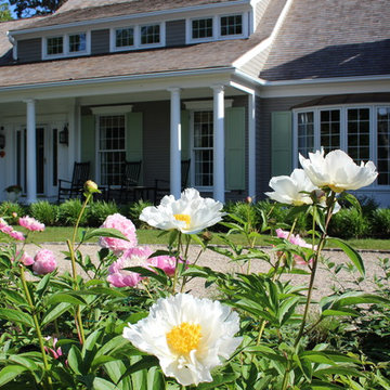 Pool and woodland garden, Cape Cod