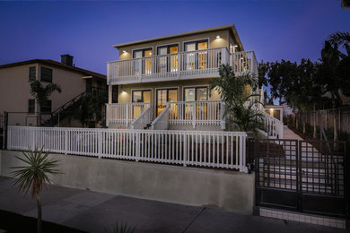 Inspiration for a small coastal balcony remodel in San Diego