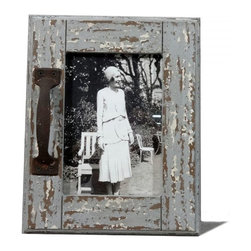 Rustic Wood Frame with Handle - Picture Frames