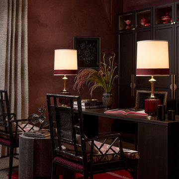 Luxurious and Moody Designer Office