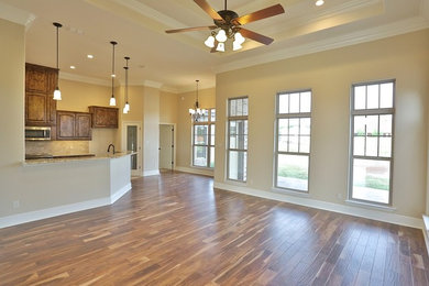 Living room - traditional living room idea in Austin