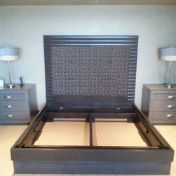 Custom Platform Bed to Accomodate a Swiss Sleep System - Platform Beds