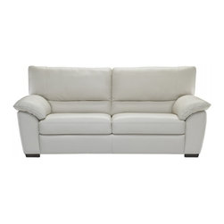 Natuzzi Editions Leather 2 Cushion Sofa B632 - Sofas