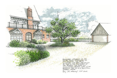 Artist 3D impression of proposed design. Drawn by John Kenny