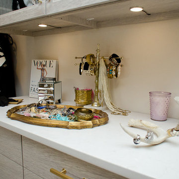 Luxurious Transitional Closet