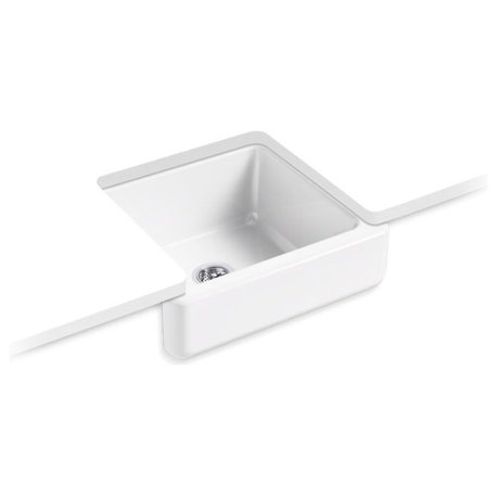 Kohler Whitehaven 23-1/2" X 21-9/16" X 9-5/8" Sink w/ Short Apron, White