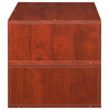 Niche Cubo Storage Set- 2 Half Size Cubes- Warm Cherry