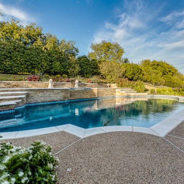Roman Style Hobert Pool in Fairview, Texas