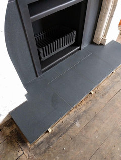 newly fitted slate hearth all marked | Houzz UK