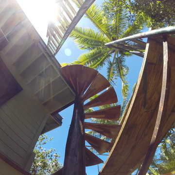 Ohia Spiral Staircase