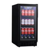 EdgeStar BBR901BL 15 Inch Wide 80 Can Built-In Beverage Center