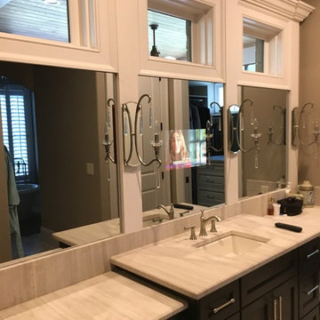 Custom Mirror TV Installation
