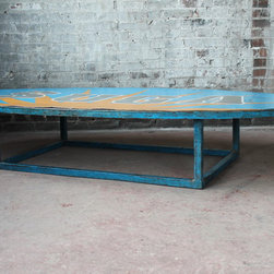Balinese Surfboard Coffee Table - Coffee Tables