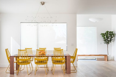 Inspiration for a modern dining room remodel in San Francisco