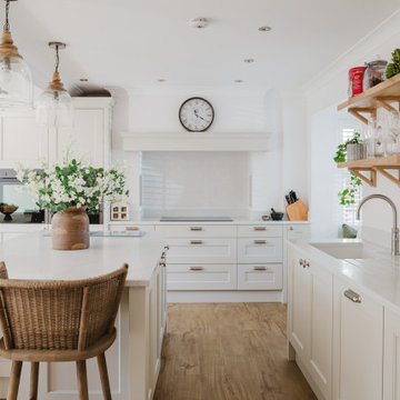 Wakefield Kitchen in Shell by Kitchens by Design