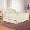 Lea Jessica McClintock Sleigh Bed in Antique White - Twin