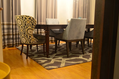 Inspiration for a transitional dining room remodel in Baltimore