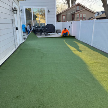 Artificial Turf Installation in Royal Oak