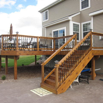 Oconomowoc Custom Deck Build with Lake Views