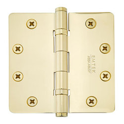 Emtek 4" x 4" with 1/4" Radius Corners Heavy Duty Door Hinge - Hinges