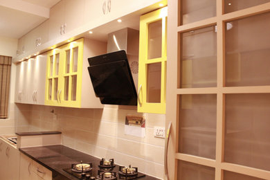 Inspiration for a contemporary kitchen remodel in Bengaluru