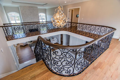 Example of a classic staircase design in New York