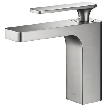 Infinity Single Handle Bathroom Faucet KBF1006, Brush Nickel, W/O Drain