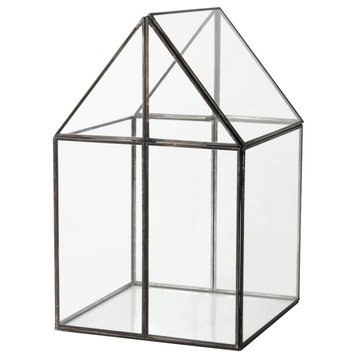 Sikes, Large, 10Lx10Wx16H Glass Terrarium