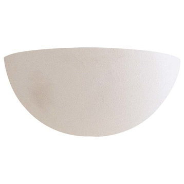 1 Light Wall Sconce in White Ceramic