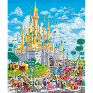 Disney Fine Art A Royal Afternoon Deluxe by Manuel Hernandez