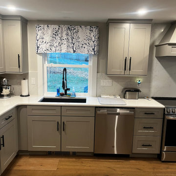 Clinton, Gray Transitional Kitchen
