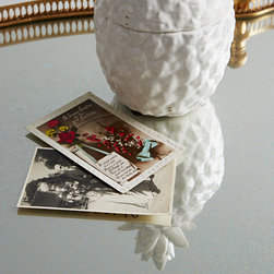 white pineapple jar - Decorative Objects And Figurines