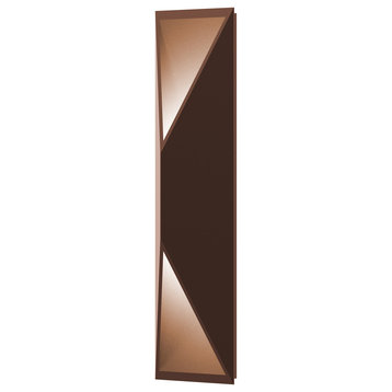 Sonneman 7102-WL Prisma 18" Tall Integrated LED Outdoor Wall - Textured Bronze