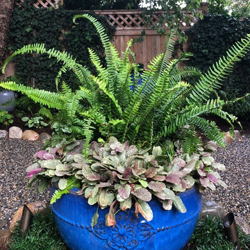 Pea Gravel Sitting Area