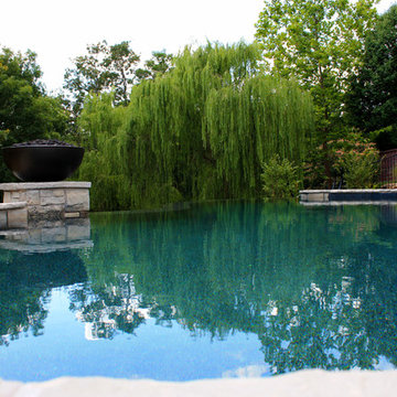 West County Vanishing Edge Swimming Pool in Saint Louis, MO