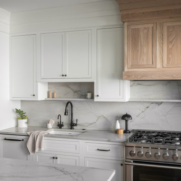 Organic Modern Rowhouse Kitchen