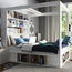 Modern 4-Poster Bed With Storage by Vox