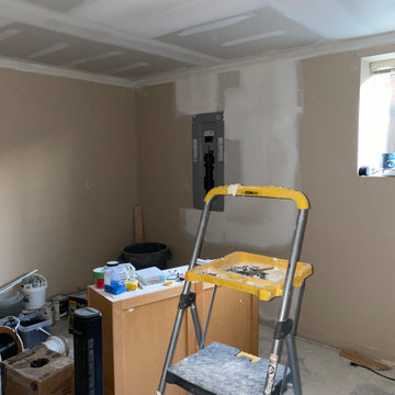 Basement Drywall Progress!