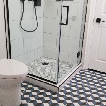 Small bathroom, big style renovation