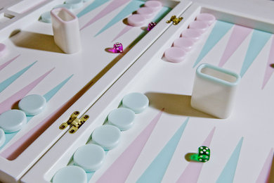 'Candy" Corian Backgammon Board
