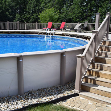 Above ground with deck