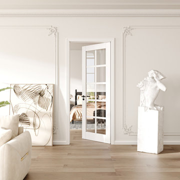 Clear Glass Door Slab - Ark Design Classic Interior Doors