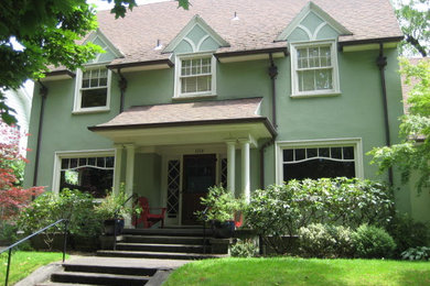 Traditional exterior in Portland.