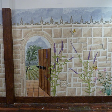 Teaching murals to kids